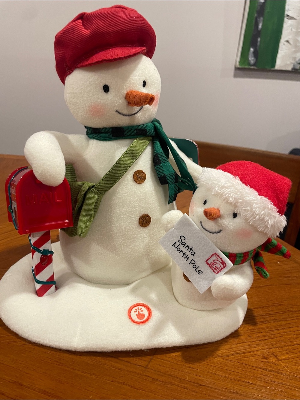 Hallmark Jingle Pals Special Delivery Animated Snowman Nwt